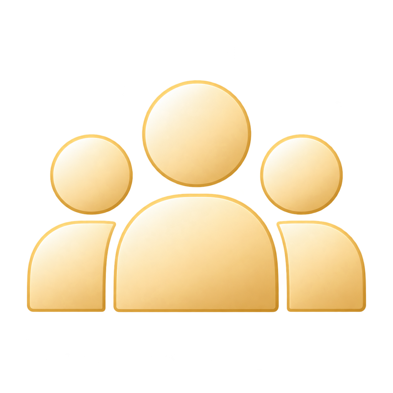 gold social community icon